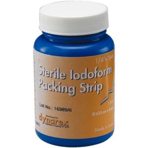 Sterile Iodoform Packing Strip – 1/4", 5 yd