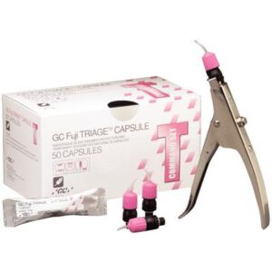 GC Fuji TRIAGE Glass Ionomer Sealant and Surface Protection Material Capsule – 0.13 ml, 50/Pkg - White - EXP 11/2022