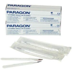 Paragon® Disposable Sterile Scalpels Blades and Handles, 10/Pkg