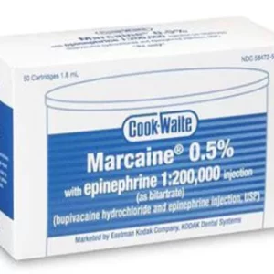 Cook-Waite Marcaine® – 1.8 ml Injection Cartridges, 50/Pkg - EXP 09/2022