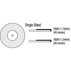 Thin-Flex® Diamond Discs – Double-Sided without Mandrel, 7/8" Diameter, Each