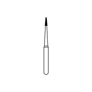 Solo Diamond™ Single-Use Finishing Diamond Burs – FG, Extra Fine, Yellow, 25/Pkg