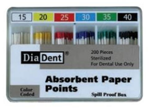 Paper Points Size 40 Cell Package mm Marked 200/Bx