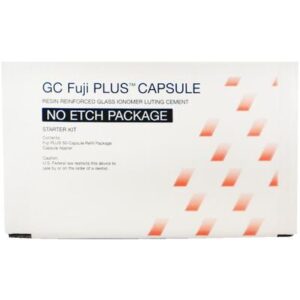 GC Fuji PLUS Luting Cement, No-Etch Capsule Starter Kit