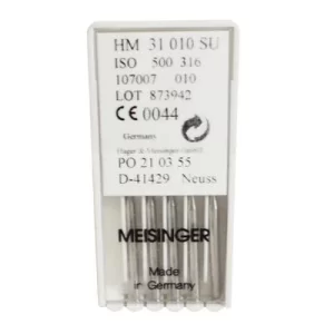 Tungsten Carbide Burs – HM31 Straight Fissure Cross Cut FG XL, 25 mm Shank Length, 5/Pkg