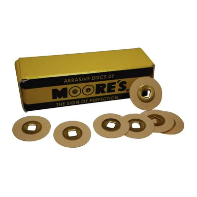 Plastic Brass Center Abrasive Discs – Cuttle, 50/Pkg