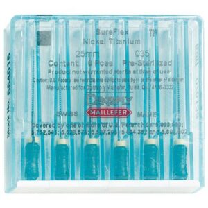 Sureflex Titan K-Files – 25 mm, 6/Pkg