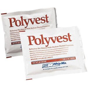 Polyvest Refractory Investment, 24/60 g Preweighed Packets