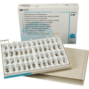 Stainless Steel Primary Molar Crowns Starter Kit 96/Pk
