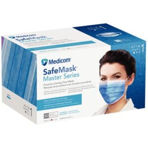 SafeMask® Master Series Earloop Masks, 50/Box