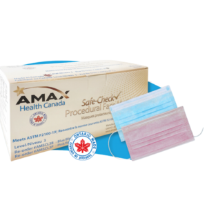 AMAX Ultra Soft Safe-Check, Face Masks, ASTM Level 3 – Made in Canada