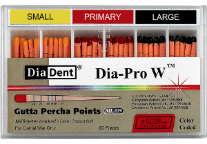 Dia-PRO W Gutta Percha - Spill Proof 60 pts/box